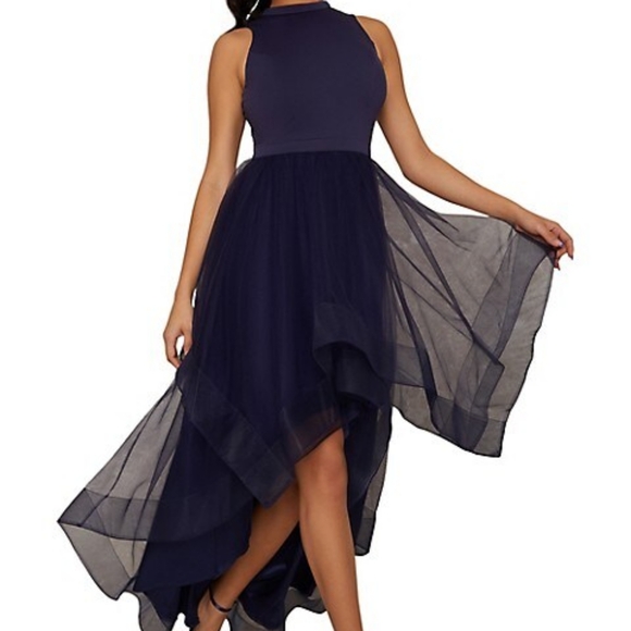 Chi Chi London Navy dress - Picture 2 of 6